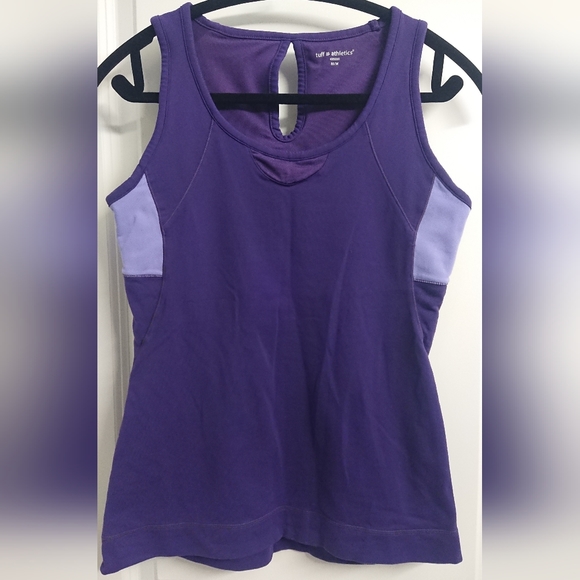 Ladies purple sleeveless top size M - Picture 3 of 7